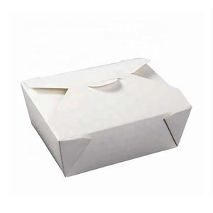 Boîte en papier pour emporter, blanche, bon marché, résistante à la graisse, pour poulet rôti, nuggets, hamburgers, frites, poulet, déjeuner, restauration rapide - Product Image 6