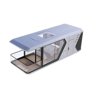 Maison capsule spatiale moderne personnalisée pour le camping en plein air avec mobilier complet