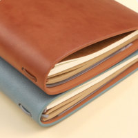 Carnet de budget multifonction classique A6 avec enveloppes, en cuir PU vintage, journal portable, sac de voyage en PVC, cadeau personnalisé