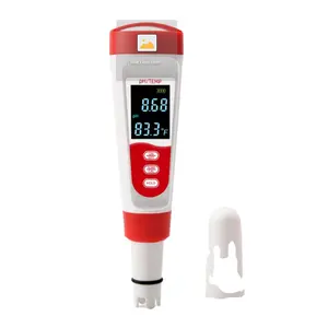 Hedao MF-02-probador de calidad del agua 4 en 1 EC TDS, medidor de temperatura PH para acuarios, elaboración de vino en casa