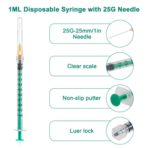 <span class=keywords><strong>Seringue</strong></span> vétérinaire de 1ml avec aiguille Équipement médical pour bovins et animaux Caractéristique de sécurité - Product Image 3