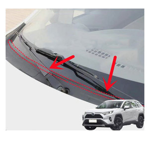 Bande de joint d'étanchéité latérale pour pare-brise avant de voiture, déflecteur de pluie pour Toyota RAV4 <span class=keywords><strong>XA40</strong></span> 2013 2014 2015 2016 2017 2018, accessoires automobiles - Product Image 1
