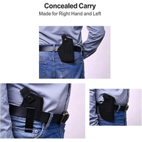 Étui tactique pour arme à feu, étui dissimulé pour arme à feu, nylon durable, étui tactique