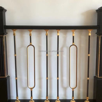 Rampe d'escalier en alliage aluminium-magnésium à motif diamant de 950 mm de hauteur, installation facile, vente chaude