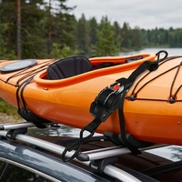 Sangles de fixation robustes pour transom, 1 pouce, en polyester, sangle à cliquet rétractable automatique ultime pour remorque de bateau
