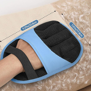 Gants anti-poils statiques pour animaux de compagnie, bleu ciel, outil de toilettage pour chats et chiens - Product Image 3