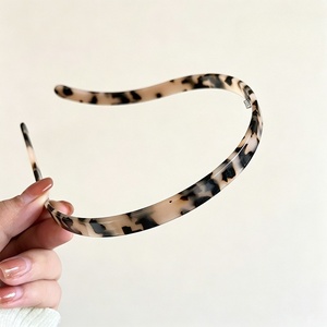 Women's Simple Temperament Acetate Floral <b>Headband</b> Non-Slip <b>Sunglasses</b> Band Daily Use One Size Fits All American European - Product Image 2