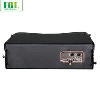 Sistema de Altavoces Line Array Profesional de 2x8 Pulgadas y 2 Vías, 400W de Potencia Continua, para Uso en Interiores y Exteriores, Más Vendido