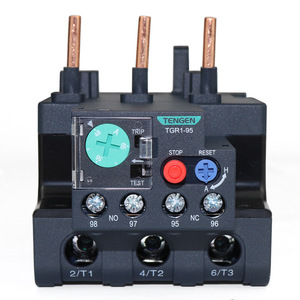 Relé de Sobrecarga Térmica Tengen Tgr1-95 48-88A SPDT, Montaje en Riel DIN, Protección de Motor - Product Image 1