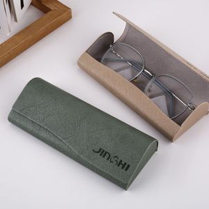 Custom Luxury Eyeglass <strong>Case</strong> Handmade Square <strong>Wooden</strong> Pattern with High Appearance Level Luxury Leather <strong>Case</strong> Custom Logo Shipping - Product Image 4