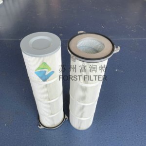 Forst công nghiệp bụi nhôm cap 3 Lug loại bụi Bộ sưu tập Polyester + PTFE + RF phương tiện truyền thông bộ lọc không khí Cartridge - Product Image 2