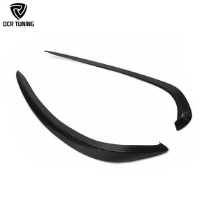 Canards de brouillard en carbone véritable CLA45 pour mercedes-benz classe <span class=keywords><strong>CLA</strong></span> W117 AMG <span class=keywords><strong>A45</strong></span> 2014-16 Kits de carrosserie automatique de séparateur de pare-chocs avant en Fiber de carbone - Product Image 3