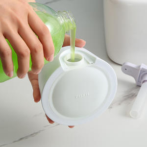 <span class=keywords><strong>Dispenser</strong></span> di <span class=keywords><strong>Sapone</strong></span> da Parete Manuale <span class=keywords><strong>con</strong></span> <span class=keywords><strong>Ventosa</strong></span> Senza Foratura, Contenitore per Lozione Ricaricabile - Product Image 2