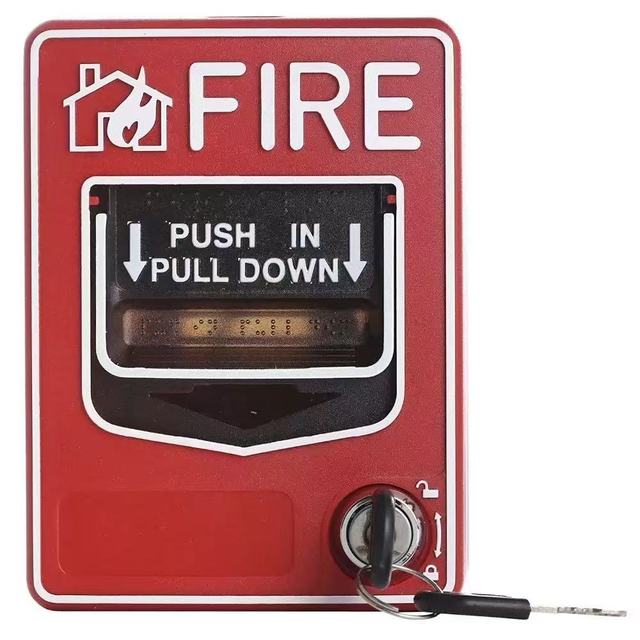 Conventional Manual Pull Stations, Home Safety Smoke Detectors, and Call Points of the Building Fire Alarm System