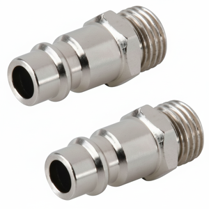 Inserts de raccord rapide de style européen, filetage externe G1/4, pièces pneumatiques - Product Image 1