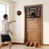 Meilleures ventes : Mini panier de basket avec filet, taille et matériaux personnalisables, pour adolescents et enfants, équipement sportif intérieur et extérieur