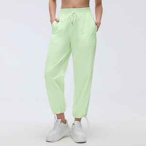 Pantaloni Jogger Larghi Personalizzati da <span class=keywords><strong>Donna</strong></span>, Leggeri con Coulisse e Vita Elastica, Vestibilità Ampia, Stile <span class=keywords><strong>Cargo</strong></span> Casual, Pantaloni Sportivi da Corsa con Tasche Laterali - Product Image 3
