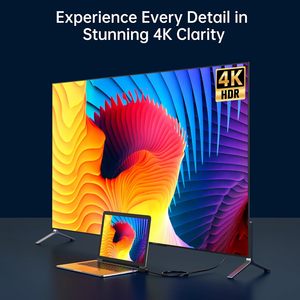 สายเคเบิลแปลงสัญญาณ Biaze DP เป็น HDTV สำหรับ 4K 60Hz ชุบทอง ยาว 10 ฟุต/3 เมตร หัวต่อแบบ Male to Male สำหรับ PC แล็ปท็อป ทีวี จอภาพ โปรเจคเตอร์ เกมมิ่ง <span class=keywords><strong>Philips</strong></span> - Product Image 5