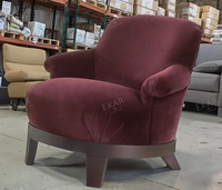 EKAR Fauteuil en bois moderne Design en bois de hêtre pour espaces de détente-pour la maison, le bureau et le salon Confort