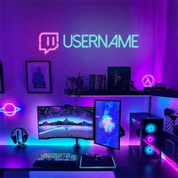 Enseigne néon LED personnalisée, décoration murale, œuvre d'art lumineuse RGB pour bar, salle de jeux, club, salon, restaurant, chambre, fête, exposition