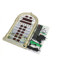 Großhandel Digitale LCD-Anzeige Azan-Uhr für Ramadan-Gebete, Solarbetriebene Wanduhr mit Elektronischem Uhrwerk, Kalender und Radio
