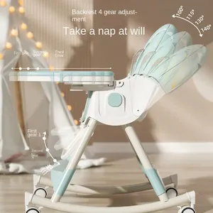 3 In 1 Foldable Portable High Dining Baby Kids Feeding Chair Dining Adjustable Baby High Chair