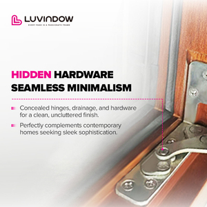 Fenêtres de ferme modernes Fenêtres en verre trempé à isolation thermique Fenêtres tournantes en bois à haut rendement énergétique - Product Image 6