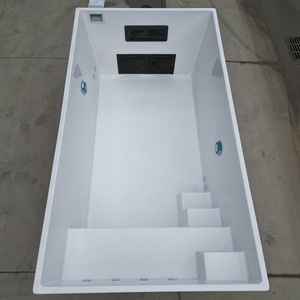 Kho khách sạn sân sau khảm gạch nhựa sợi thủy tinh hồ bơi trên mặt đất Hồ bơi gia đình nhỏ hồ bơi Spa ngoài trời inground - Product Image 5