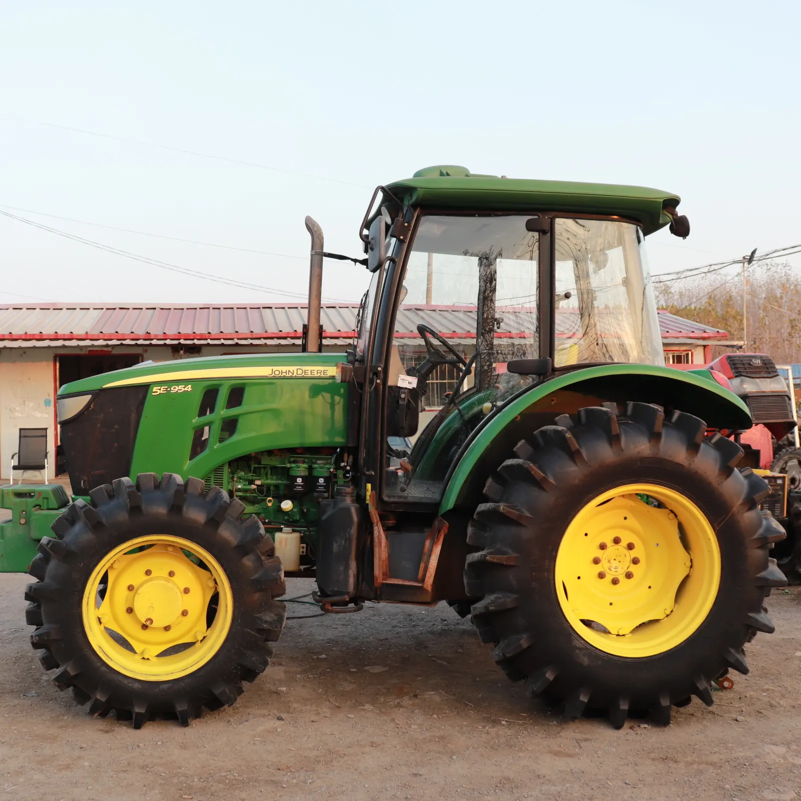 Cinese Macchine Agricoltura Prezzi A Buon Mercato Compatto Mini 90HP 4WD Giardino Trattori Agricoli Caricatore Frontale in Vendita Dalla Cina