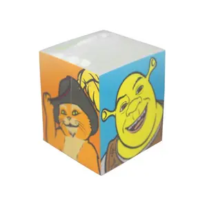 Almofada adesiva pegajosa da notas da combinação da cor bloco de notas memo personalizado