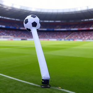 Reuze opblaasbare nylon lucht-dansrobot voetbalboog met cartoon-wapperend ontwerp voor feestpromotie en buitenactiviteiten - Product Image 3