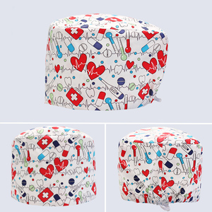 Gorros de fregado para amor corazón mascota Hospital gorro de enfermería quirúrgica pediatría ginecólogo Unisex <span class=keywords><strong>Anime</strong></span> para mujeres enfermeras sombreros médicos - Product Image 2