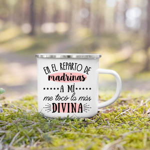 ¿Serías mi <span class=keywords><strong>madrina</strong></span>? Taza esmaltada impresa, taza para beber, leche, tazas de café, solicitud de Marraine, tazas Retro, <span class=keywords><strong>la</strong></span> mejor Idea, regalos para <span class=keywords><strong>Madrina</strong></span> - Product Image 5