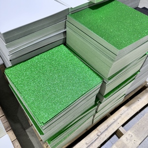 กระดาษการ์ดสต็อกสีเขียวกลิตเตอร์คริสต์มาส ขนาด A4 50*70 ซม. <span class=keywords><strong>12x12</strong></span> นิ้ว สำหรับงานประดิษฐ์กระดาษ ตกแต่งหน้าเค้ก ตกแต่งคริสต์มาส ใช้กับเครื่องตัด Cricut Cameo - Product Image 1