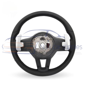 Volant en cuir bouton noir personnalisé en usine pour Mercedes Benz C GLC E S CLS <span class=keywords><strong>AMG</strong></span> Zc-801-p2-y - Product Image 3