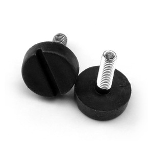 Furniture Leg M6 <b>Adjustable</b> Feet Black Cabinet Screw Easy Installation Minimalist Design - Product Image 2