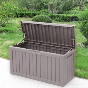 Waterproof 80 Gallon <strong>Garden</strong> <strong>Box</strong> Outdoor Plastic Resin Storage <strong>Box</strong> for Patio - Product Image 2