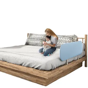 รั้วเตียงพับได้สำหรับเด็ก,มีหมอนป้องกันข้างสำหรับป้องกันเด็กวัยหัดเดิน
