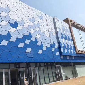 Mur extérieur perforé gravé placage d'aluminium de haute qualité à bas prix décorations extérieures rideaux revêtement de placage mural - Product Image 3