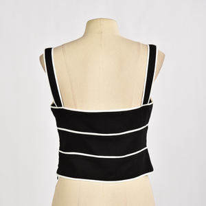 Vêtements pour femmes sans manches de qualité supérieure Nouvelle arrivée Haut à col en forme de cœur - Product Image 3