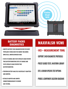 Scanner professionnel MaxiSys Ultra EV, incluant VCMI 5-en-1, diagnostic EV, cartographie topologique et tests bidirectionnels. - Product Image 3