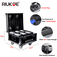 Projecteur LED PAR sans fil rechargeable pour événements et mariages, 6x18 IR DMX, Wifi, 6 en 1, alimenté par batterie, éclairage DJ