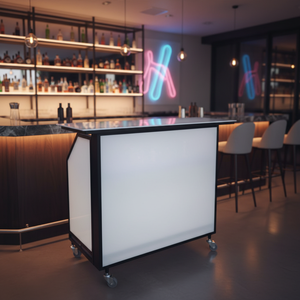 Barra de <span class=keywords><strong>Bar</strong></span> Móvil de Aluminio en Fábrica de Guangzhou, Barra Portátil con Ruedas, Barra para el Hogar, Barra para Cafetería - Product Image 3