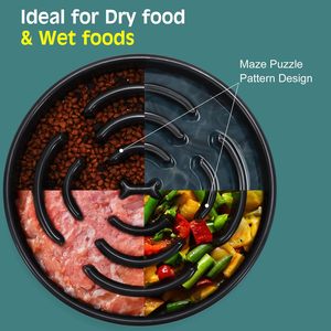Wasserdichter Großer Hundenapf aus Kunststoff Erhöhter Anti-Verschlucken Langsam-Fütterungs-Labyrinth Trainingsgerät für Große und Mittelgroße Hunde - Product Image 5