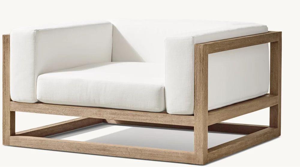 Outside Leisure Excellent Quality Waterproof Garden Sofas Set Solid Wood Teak Furniture
