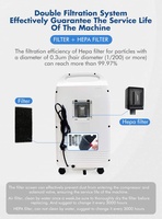 Olive 93% Purity Medical 5 litros Concentrador de Oxgeno Hospital 20 litres Générateur d'oxygène 10l Concentrateur d'oxygène pour deux