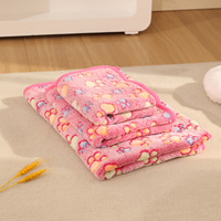 Matelas de lit imperméable de luxe en molleton pour animaux de compagnie grand coussin doux confortable lavable mignon pour animaux de compagnie chien et chat chaud hiver intérieur