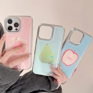 Nueva Funda para Teléfono Móvil Plateada Electrochapada para iPhone, Funda de Epoxi para Teléfono 14 15 16 Pro/14 15 16 Promax /14/13 13 Pro 12 11 - Product Image 1