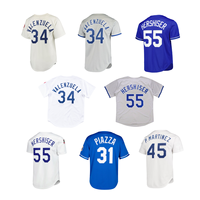 Camiseta de Béisbol Personalizada Anti UV de Manga Corta Transpirable Uniforme de Equipo Unisex para Hombre y Mujer 2XL OEM