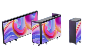 P2.6/P2.97/P3.91 LED <b>folding</b> DJ booth Portable pulley high brightness <b>screen</b>, suitable for indoor use and outdoor activities - Product Image 2